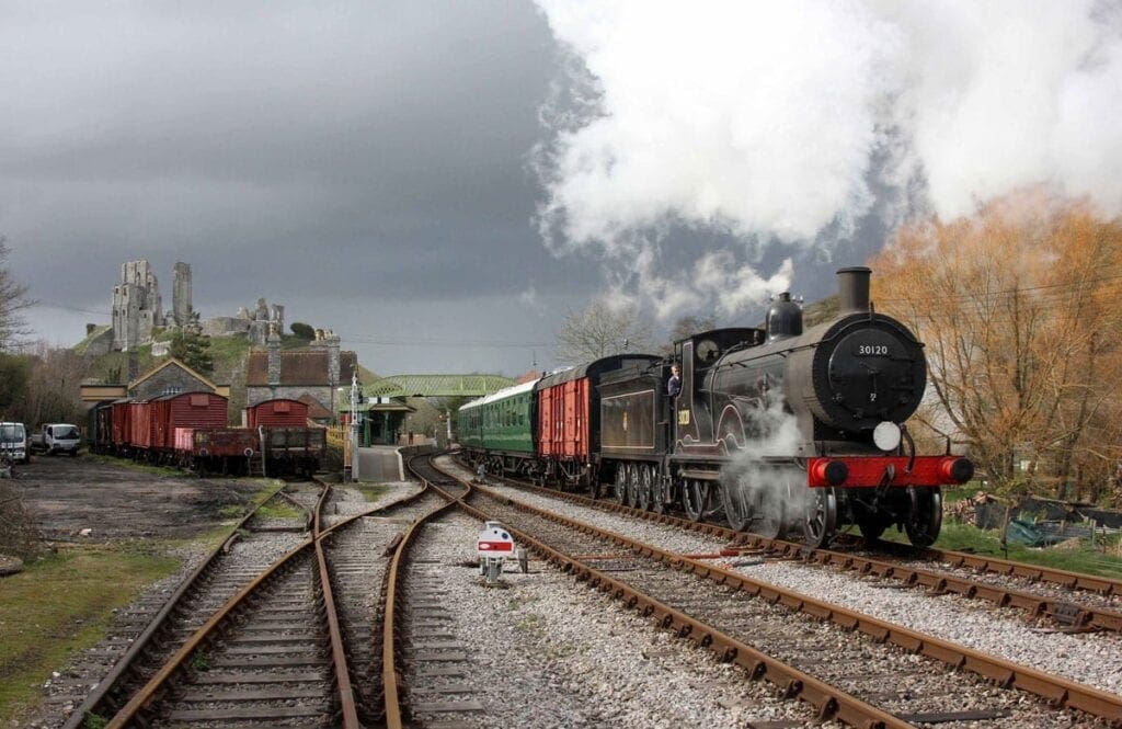 T9 30120 Corfe Castle Swanage Railway.
