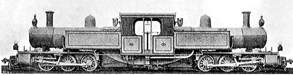 Vulcan Foundry built this double Fairlie for Burma Railways.