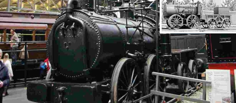 Foster, Rastrick & Company’s Agenoria, sister to the Stourbridge Lion, was a ‘star’ early locomotives exhibit in the Great Hall of the National Railway at York. It is the oldest complete locomotive in the museum. ROBIN JONES